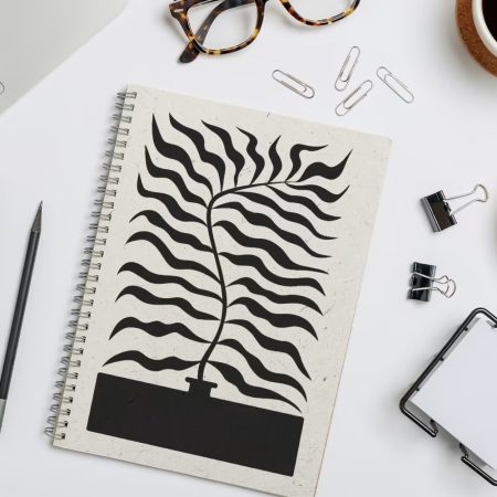 A5 Elephant Grass Wiro Notebook