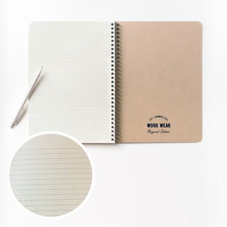A5 Elephant Grass Wiro Notebook