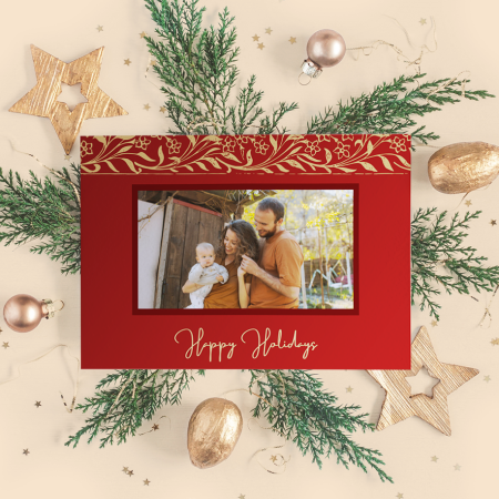 Personalised Photo Christmas Cards-1 Personalised Photo Christmas Cards