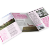 Z-fold leaflets
