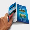 Z-fold leaflets