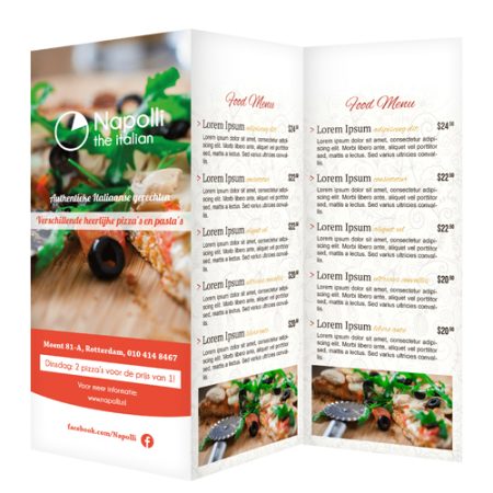 Z-fold leaflets